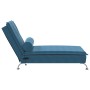 Massage-Diwansofa mit blauem Samtkissen von vidaXL, Tagesbetten - Ref: Foro24-379458, Preis: 120,99 €, Rabatt: %