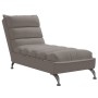 Sofá diván con cojines tela gris taupe de vidaXL, Divanes - Ref: Foro24-379472, Precio: 151,55 €, Descuento: %