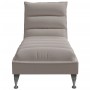 Sofá diván con cojines tela gris taupe de vidaXL, Divanes - Ref: Foro24-379472, Precio: 151,55 €, Descuento: %