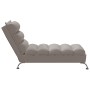 Sofá diván con cojines tela gris taupe de vidaXL, Divanes - Ref: Foro24-379472, Precio: 151,55 €, Descuento: %