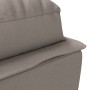 Sofá diván con cojines tela gris taupe de vidaXL, Divanes - Ref: Foro24-379472, Precio: 151,55 €, Descuento: %