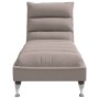 Massage-Diwansofa mit taupegrauen Stoffkissen von vidaXL, Tagesbetten - Ref: Foro24-379479, Preis: 168,93 €, Rabatt: %