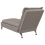 Massage-Diwansofa mit taupegrauen Stoffkissen von vidaXL, Tagesbetten - Ref: Foro24-379479, Preis: 168,93 €, Rabatt: %