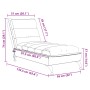 Massage-Diwansofa mit taupegrauen Stoffkissen von vidaXL, Tagesbetten - Ref: Foro24-379479, Preis: 168,93 €, Rabatt: %