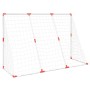 Soccer goal with balls 2 in 1 white 184x64x124 cm by vidaXL, soccer goals - Ref: Foro24-4008437, Price: 44,25 €, Discount: %