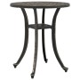 Bronze cast aluminum garden table Ø48x53 cm by vidaXL, Garden tables - Ref: Foro24-4002823, Price: 60,15 €, Discount: %