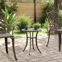 Bronze cast aluminum garden table Ø48x53 cm by vidaXL, Garden tables - Ref: Foro24-4002823, Price: 60,15 €, Discount: %