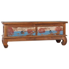 Recycled teak wood TV cabinet 110x35x40 cm by vidaXL, TV Furniture - Ref: Foro24-289059, Price: 157,98 €, Discount: %