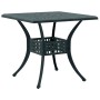 Green cast aluminum garden table 80x80x75 cm by vidaXL, Garden tables - Ref: Foro24-4002814, Price: 171,99 €, Discount: %