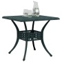 Green cast aluminum garden table 80x80x75 cm by vidaXL, Garden tables - Ref: Foro24-4002814, Price: 171,99 €, Discount: %