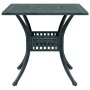 Green cast aluminum garden table 80x80x75 cm by vidaXL, Garden tables - Ref: Foro24-4002814, Price: 171,99 €, Discount: %