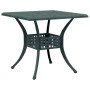 Green cast aluminum garden table 80x80x75 cm by vidaXL, Garden tables - Ref: Foro24-4002814, Price: 171,99 €, Discount: %