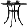 Mesa de jardín aluminio fundido negro 80x80x75 cm de vidaXL, Mesas de jardín - Ref: Foro24-4002816, Precio: 66,39 €, Descuent...