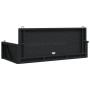 Banco columpio de ratán sintético negro 119x56x48 cm de vidaXL, Bancos de jardín - Ref: Foro24-365625, Precio: 113,95 €, Desc...