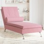 Massage Divan Sofa with Pink Velvet Cushion by vidaXL, Daybeds - Ref: Foro24-379453, Price: 129,54 €, Discount: %