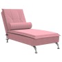 Massage-Diwansofa mit rosa Samtkissen von vidaXL, Tagesbetten - Ref: Foro24-379453, Preis: 129,54 €, Rabatt: %