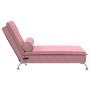 Massage-Diwansofa mit rosa Samtkissen von vidaXL, Tagesbetten - Ref: Foro24-379453, Preis: 129,54 €, Rabatt: %