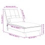 Massage-Diwansofa mit rosa Samtkissen von vidaXL, Tagesbetten - Ref: Foro24-379453, Preis: 129,54 €, Rabatt: %