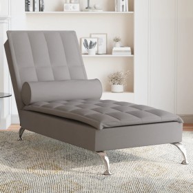 Sofá diván de masaje con cojín de tela taupe de vidaXL, Divanes - Ref: Foro24-379447, Precio: 133,51 €, Descuento: %