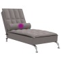 Massage-Diwansofa mit taupefarbenem Stoffkissen von vidaXL, Tagesbetten - Ref: Foro24-379447, Preis: 133,51 €, Rabatt: %