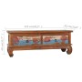 Recycled teak wood TV cabinet 110x35x40 cm by vidaXL, TV Furniture - Ref: Foro24-289059, Price: 158,67 €, Discount: %