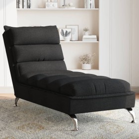 Diwansofa mit schwarzen Stoffkissen von vidaXL, Tagesbetten - Ref: Foro24-379470, Preis: 151,55 €, Rabatt: %