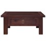 Mesa de centro clásica madera maciza caoba marrón 68x68x30 cm de vidaXL, Mesas de centro - Ref: Foro24-288825, Precio: 119,71...