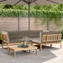 Gartenpaletten-Sofagarnitur und Kissen 4-teilig aus Akazienholz von vidaXL, Outdoor-Sofas - Ref: Foro24-3209365, Preis: 672,4...