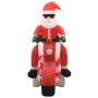 Weihnachts-aufblasbarer Weihnachtsmann auf LED-Motorrad IP44 160 cm von vidaXL, Weihnachtsbeleuchtung - Ref: Foro24-289304, P...