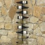 Wall-mounted wine rack for 9 bottles, black iron by vidaXL, Wine racks - Ref: Foro24-289561, Price: 46,77 €, Discount: %