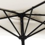 Semicircular balcony parasol with aluminum sand stick 270x144cm by vidaXL, Umbrellas - Ref: Foro24-44587, Price: 47,48 €, Dis...