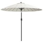 Garden parasol with sand white aluminum pole 270 cm by vidaXL, Umbrellas - Ref: Foro24-47305, Price: 78,71 €, Discount: %