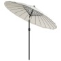 Garden parasol with sand white aluminum pole 270 cm by vidaXL, Umbrellas - Ref: Foro24-47305, Price: 78,71 €, Discount: %