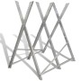 Soporte plegable galvanizado con sierras para carpintería de vidaXL, Caballetes de serrar - Ref: Foro24-141333, Precio: 37,51...