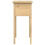 Corona console table solid pine wood 73x35x73 cm by vidaXL, Side tables - Ref: Foro24-4002776, Price: 84,91 €, Discount: %