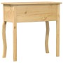 Corona console table solid pine wood 73x35x73 cm by vidaXL, Side tables - Ref: Foro24-4002776, Price: 84,91 €, Discount: %