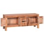 Solid mahogany wood TV cabinet 110x30x45 cm by vidaXL, TV Furniture - Ref: Foro24-288821, Price: 111,66 €, Discount: %