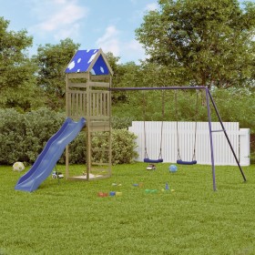 Spielplatz im Freien aus imprägniertem Kiefernholz von vidaXL, Schaukeln und Spielgeräte - Ref: Foro24-3279039, Preis: 369,99...