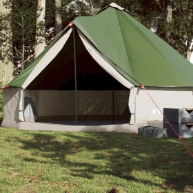 Family tent tipi 8 people waterproof green by vidaXL, tents - Ref: Foro24-94588, Price: 303,67 €, Discount: %