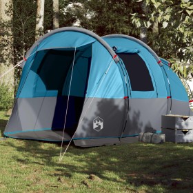 Blue Waterproof 4-Person Tunnel Tent by vidaXL, tents - Ref: Foro24-94632, Price: 169,74 €, Discount: %