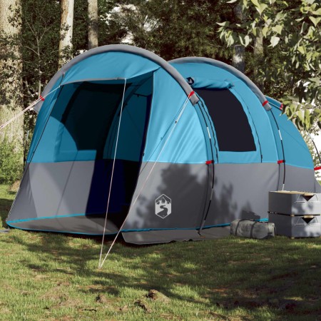 Blue Waterproof 4-Person Tunnel Tent by vidaXL, tents - Ref: Foro24-94632, Price: 169,29 €, Discount: %