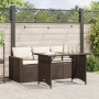 Garten-Essgruppe und Kissen, 2-teilig, braunes synthetisches Rattan von vidaXL, Gartensets - Ref: Foro24-366330, Preis: 263,3...