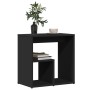 Mesa auxiliar de madera contrachapada negro 50x30x50 cm de vidaXL, Mesas auxiliares - Ref: Foro24-840557, Precio: 36,36 €, De...