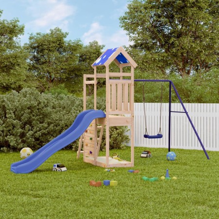 Outdoor-Spielplatz aus massivem Kiefernholz von vidaXL, Schaukeln und Spielgeräte - Ref: Foro24-3279142, Preis: 359,99 €, Rab...