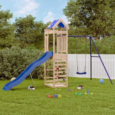 Outdoor-Spielplatz aus massivem Kiefernholz von vidaXL, Schaukeln und Spielgeräte - Ref: Foro24-3279163, Preis: 342,99 €, Rab...