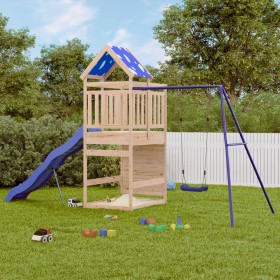 Outdoor playground made of solid pine wood by vidaXL, Swings and play structures - Ref: Foro24-3279196, Price: 441,99 €, Disc...