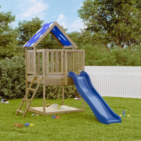 Spielplatz im Freien aus imprägniertem Kiefernholz von vidaXL, Schaukeln und Spielgeräte - Ref: Foro24-3279204, Preis: 407,73...