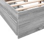 Sonoma-graues Holzwerkstoffbett mit Schubladen 160 x 200 cm von vidaXL, Betten und Lattenroste - Ref: Foro24-3280648, Preis: ...