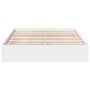 White engineered wood bed frame with drawers 160x200 cm by vidaXL, Beds and slatted bases - Ref: Foro24-3280643, Price: 182,6...