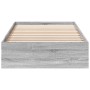 Sonoma gray engineered wood bed with drawers 90x200 cm by vidaXL, Beds and slatted bases - Ref: Foro24-3280683, Price: 144,22...